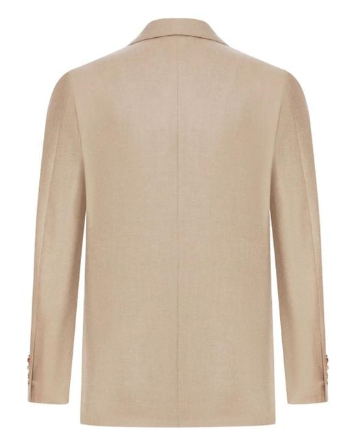 Lardini Natural Cashmere Two-Button Blazer for men