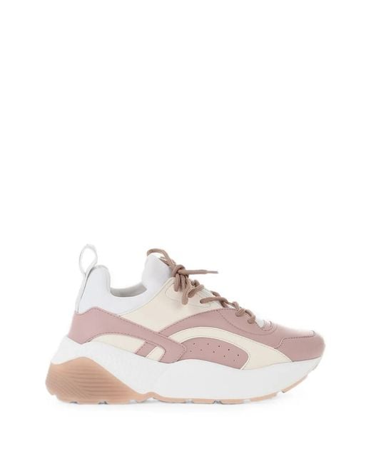 Stella McCartney Pink Eclypse Lace-Up Sneakers