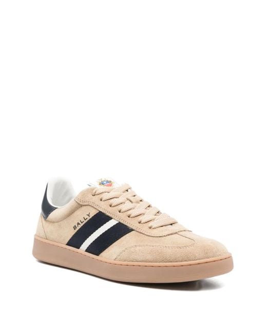 Bally Brown Retro Crest Sneakers for men