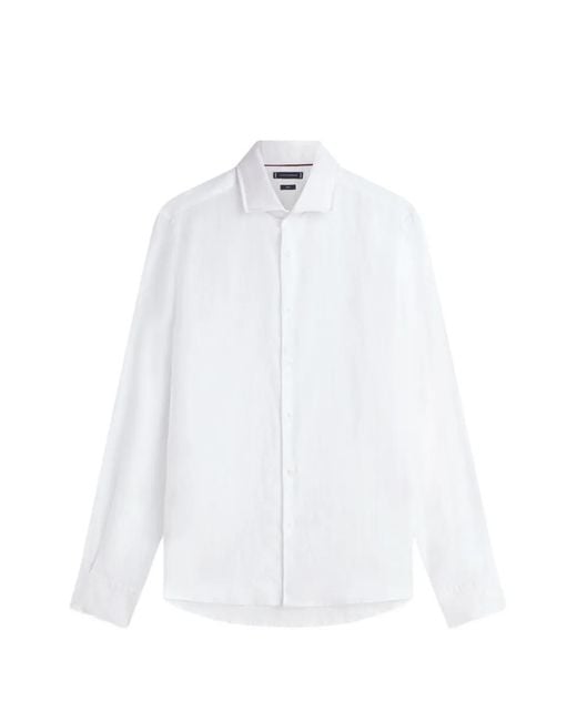 Tommy Hilfiger White Long-Sleeve Shirt for men