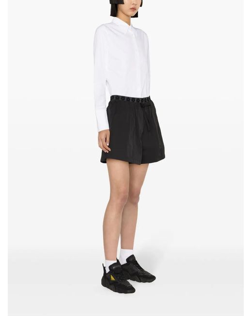 KENZO Black Boke 2.0 Drawstring Mini Shorts
