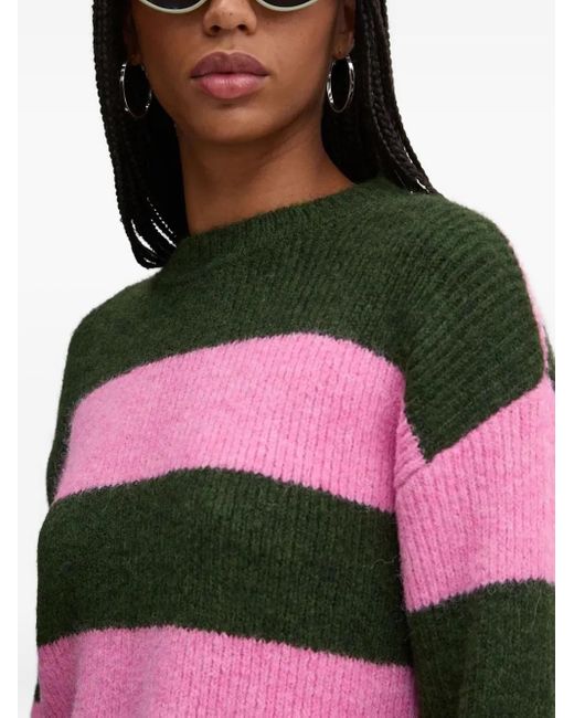 Desigual Blue Striped Sweater