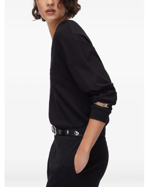 Liu Jo Black V-Neck Sweater