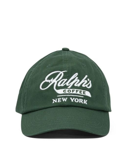Polo Ralph Lauren Green Ralph's Coffee Embroidered Baseball Cap