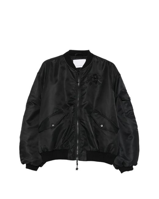 CECILIE BAHNSEN Black Bow-Detail Ruched Jacket