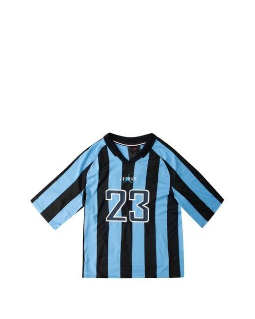 Nike Blue Brooklyn Terrace Striped T-Shirt for men
