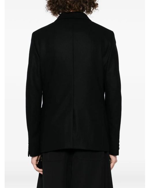 COMME DES GARÇON BLACK Black Cut-Out Blazer for men