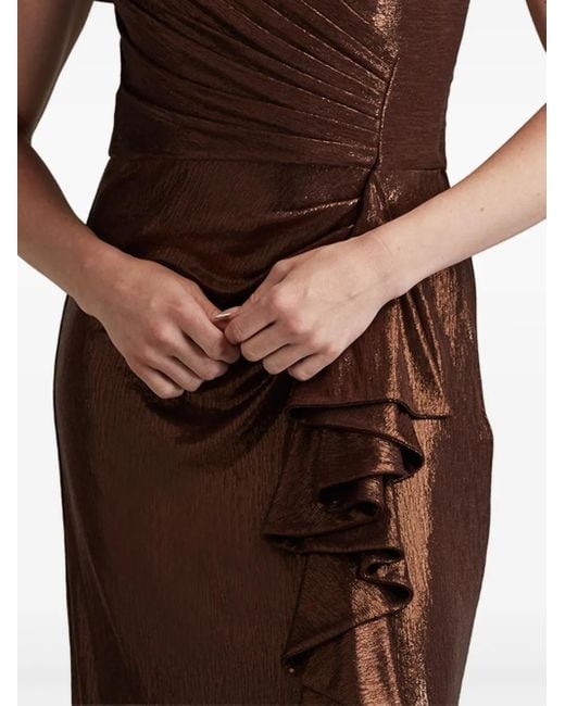Tadashi Shoji Brown Drea Dress