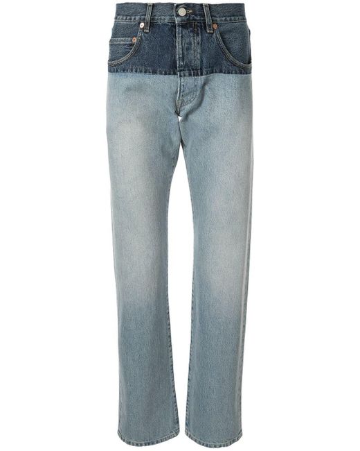 Vetements Jeans im Distressed-Look in Blue für Herren