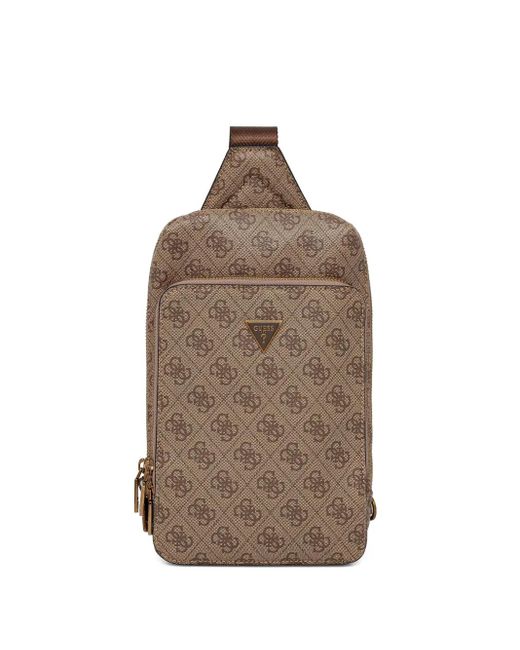 Guess Milano Messengertas Met Monogram in het Brown voor heren