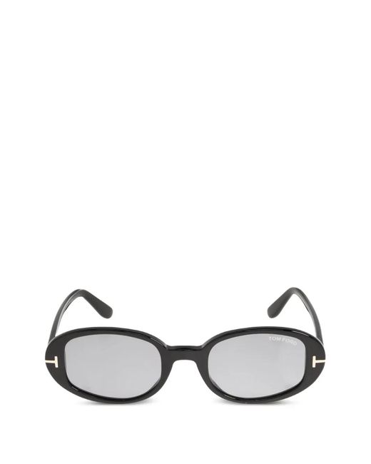 Tom Ford White T-Logo Sunglasses