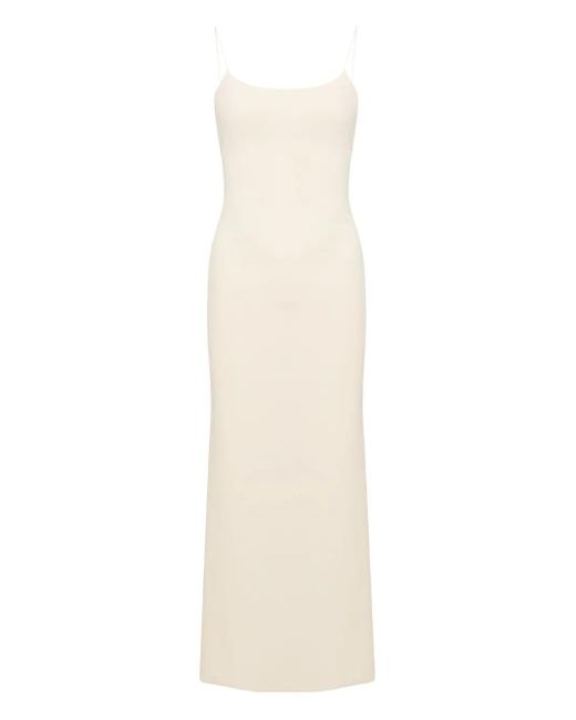 MM6 by Maison Margiela White Sleeveless Maxi Dress