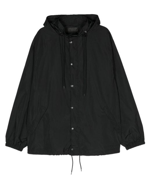 Balenciaga Black Hooded Jacket