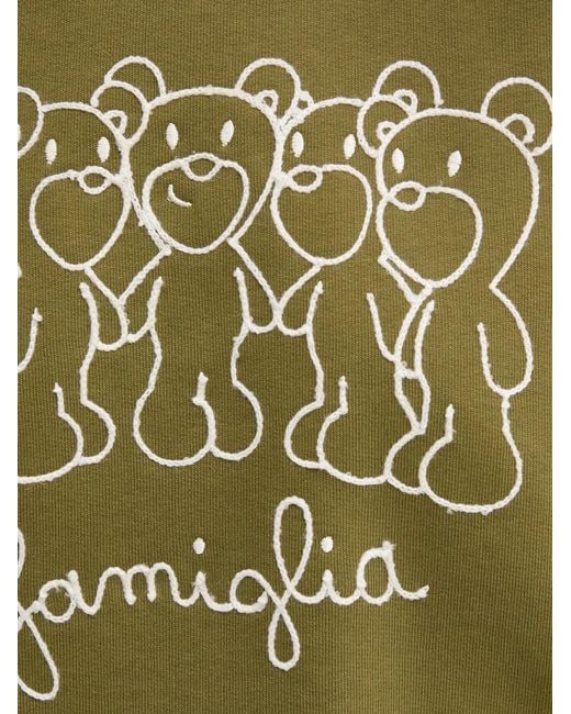 INBETWEENERS Green Familia Graphic Sweatshirt