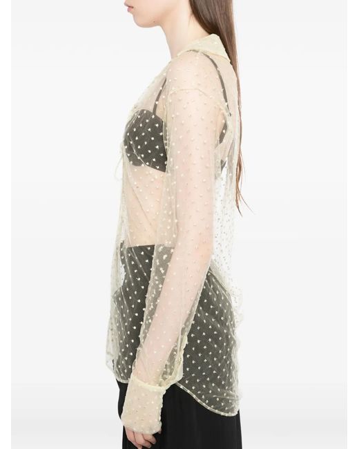 Kiki de Montparnasse White Merci Blouse