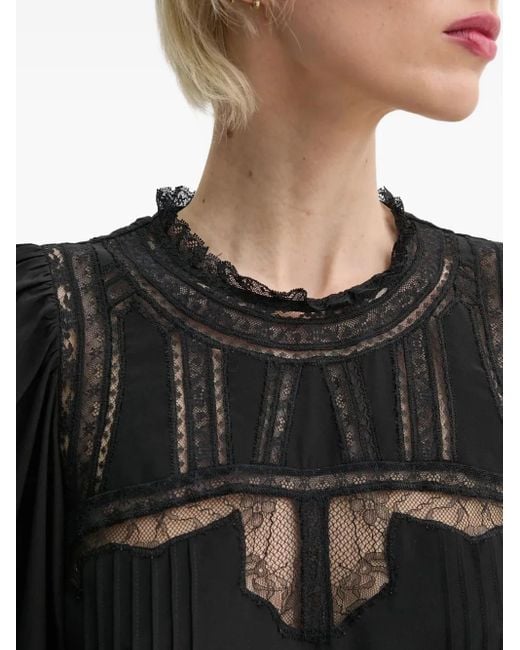 Zadig & Voltaire Black Thena Silk Blouse