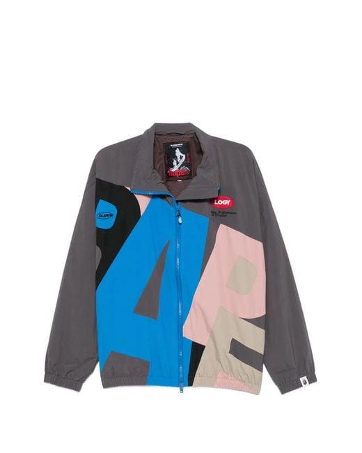 A Bathing Ape Blue X Kazuki Kuraishi.Long-Sleeves Jacket for men
