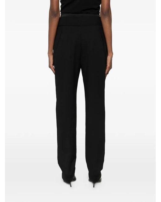MITILIANE COUTURE Black Double Front Opening Trousers