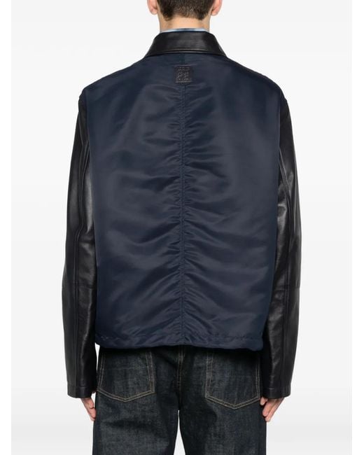 Giacca Con Tasche di Loewe in Black da Uomo