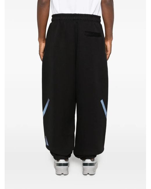 Adidas Black X Entire Studios Logo-Print Track Pants for men