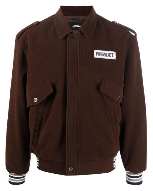 Rassvet (PACCBET) Brown Logo Patch Jacket for men