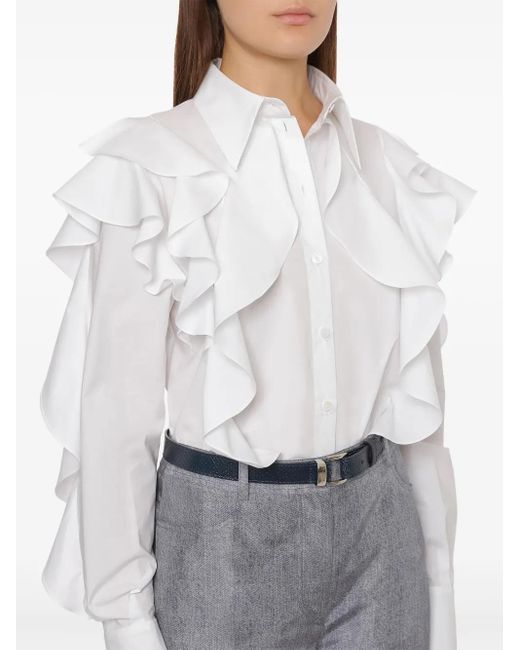 Alberta Ferretti White Shirts