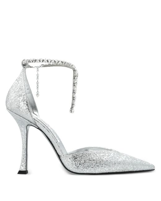 Pumps Stevie 110Mm di Jimmy Choo in White