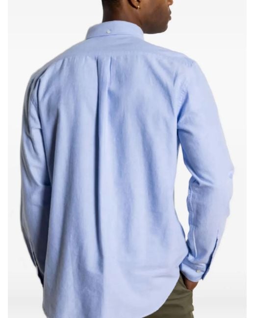 メンズ Hartford ボタン シャツ Blue