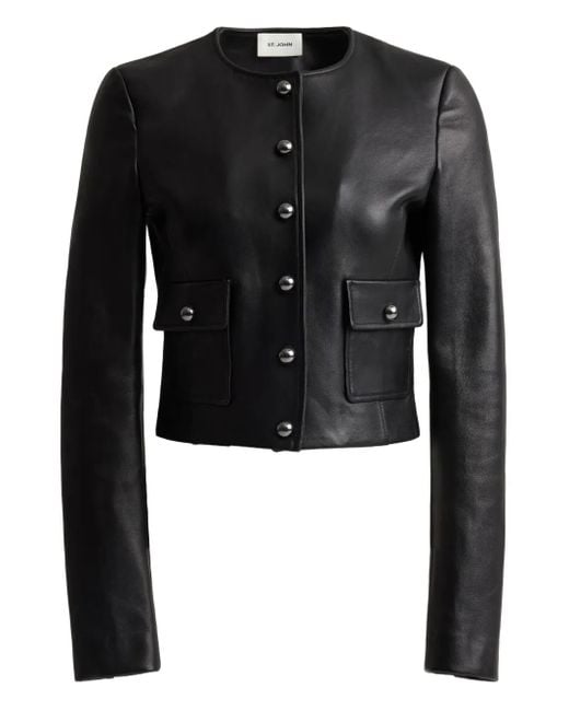 Chaqueta con botones St. John de color Black