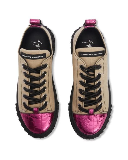 Giuseppe Zanotti Brown Blabber Sneakers