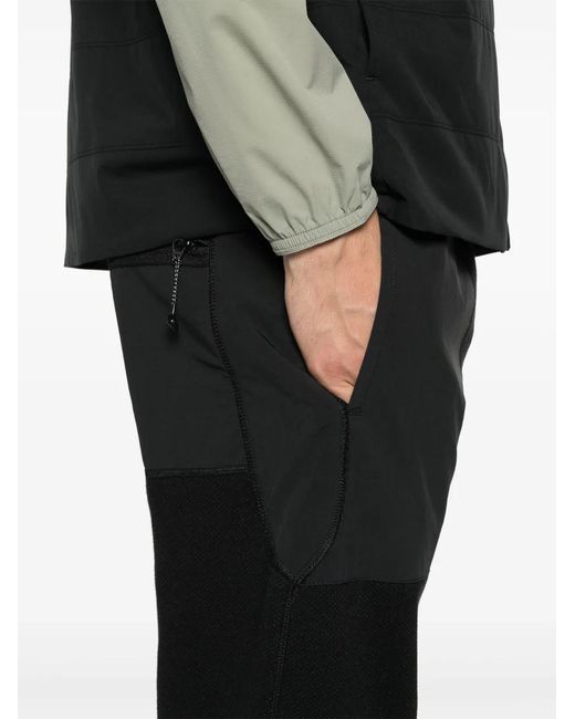 Moncler Black Tricot Cotton Track Pants for men