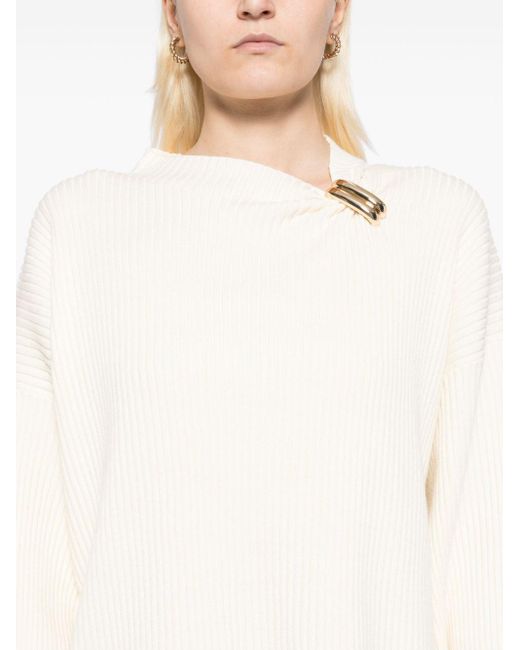 Acler White Westerdale Jumper