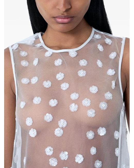 CECILIE BAHNSEN White Utania Vest