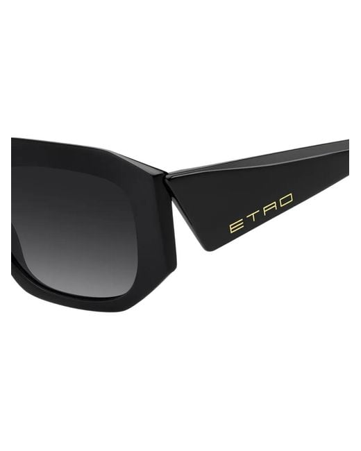 Etro Black Rectangle-Frame Sunglasses