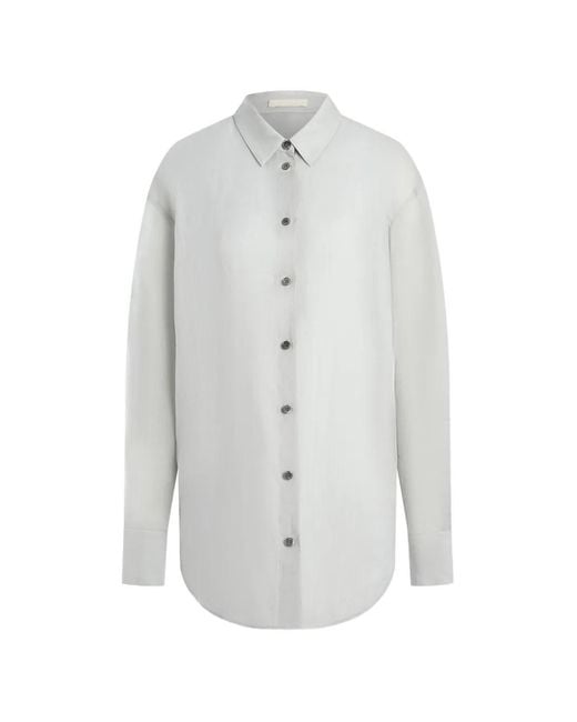 12 STOREEZ White Mykonos Button Shirt