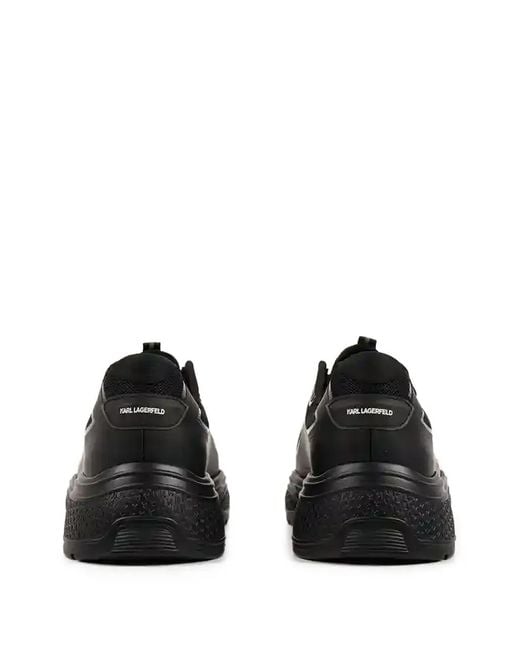Karl Lagerfeld Black Vesta Sneakers for men