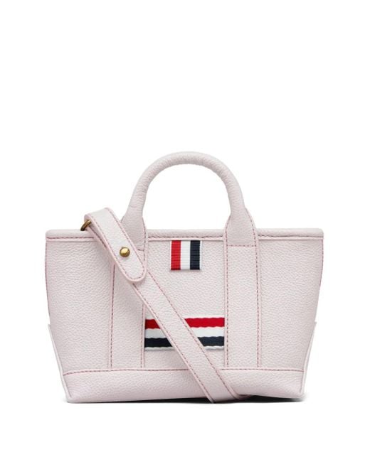 Thom Browne Pink Micro Tool Tote Bag