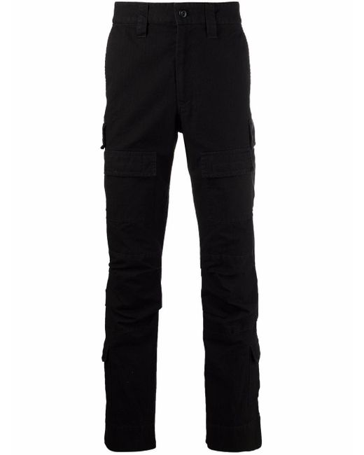 Balenciaga Black Slim-fit Cargo Trousers for men