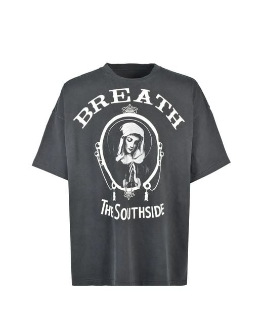 BREATH Black Maria Graphic-Print T-Shirt for men