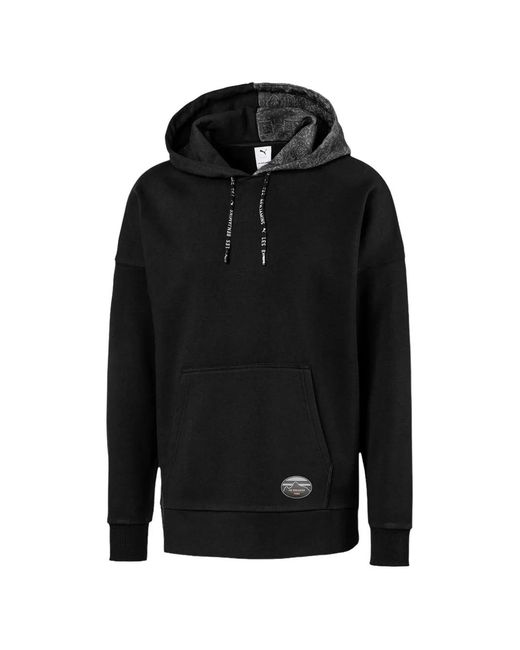 PUMA Black Les Benjamins Hoodie for men