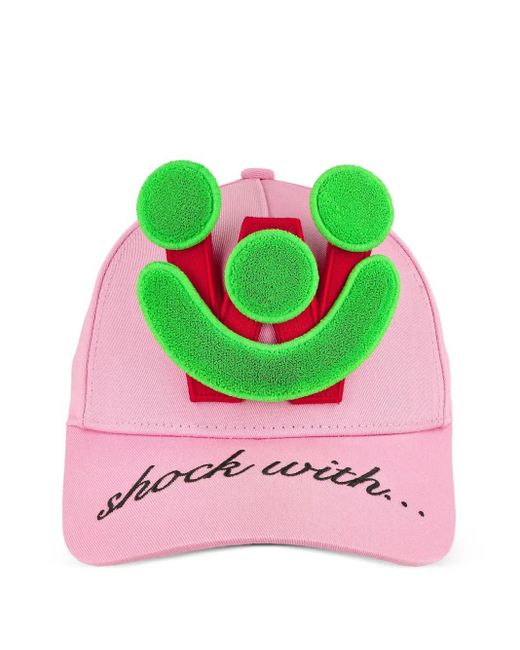 メンズ Walter Van Beirendonck Smiley キャップ Pink