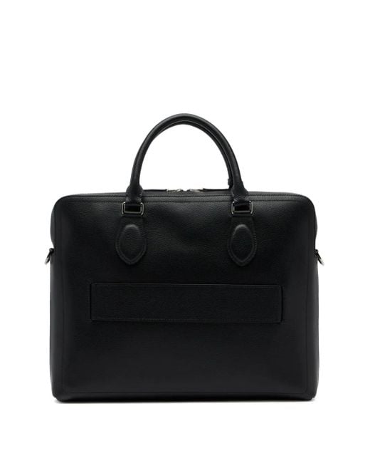 Bally Black Capitol Briefcase for men