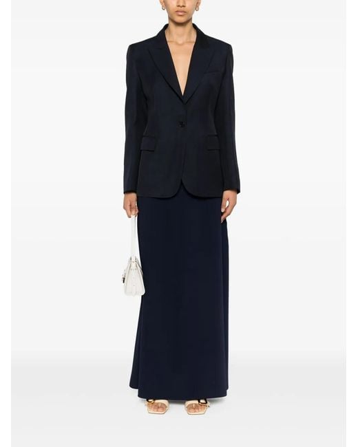 P.A.R.O.S.H. Blue Single-Breasted Blazer