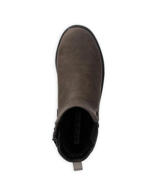 Napapijri Black Zip-Fastening Boots for men