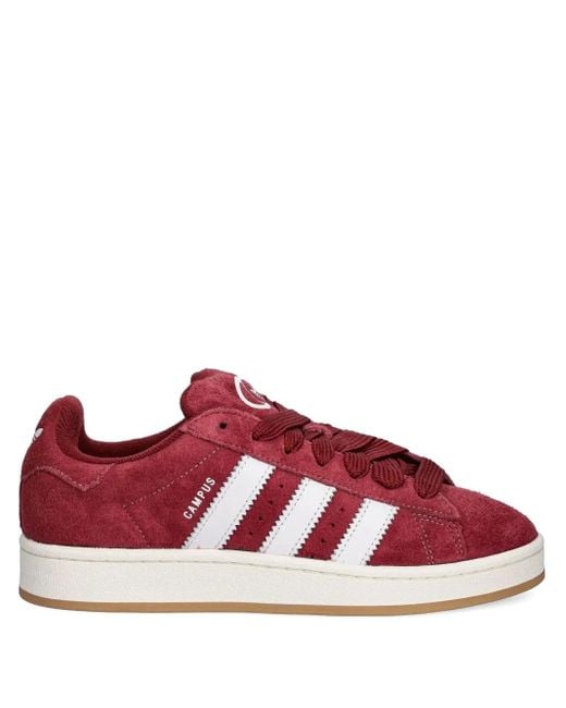 Adidas Campus 00S Suède Sneakers Met Drie Strepen in het Red