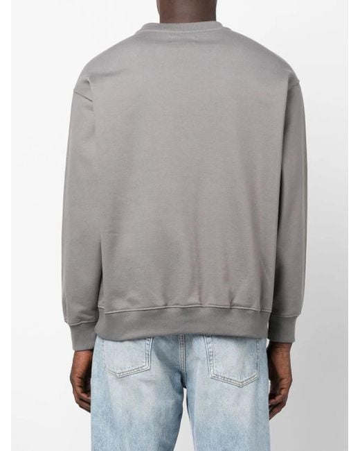 Rassvet (PACCBET) Gray Logo-Print Detail Sweatshirt for men