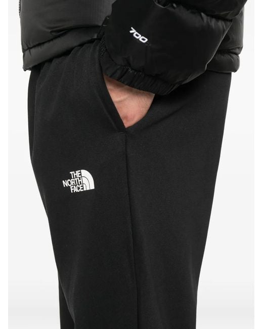 The North Face Black Logo-Print Track Pants for men