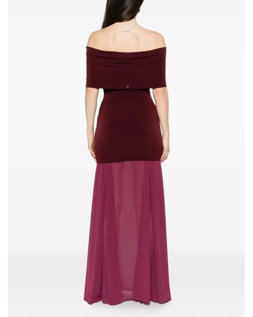 Aniye By Purple Dreams Norah Off-The-Shoulder Draped Maxi Dress
