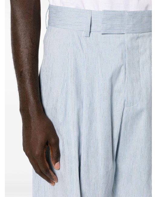 Pantalones anchos de talle alto Amiri de hombre de color White