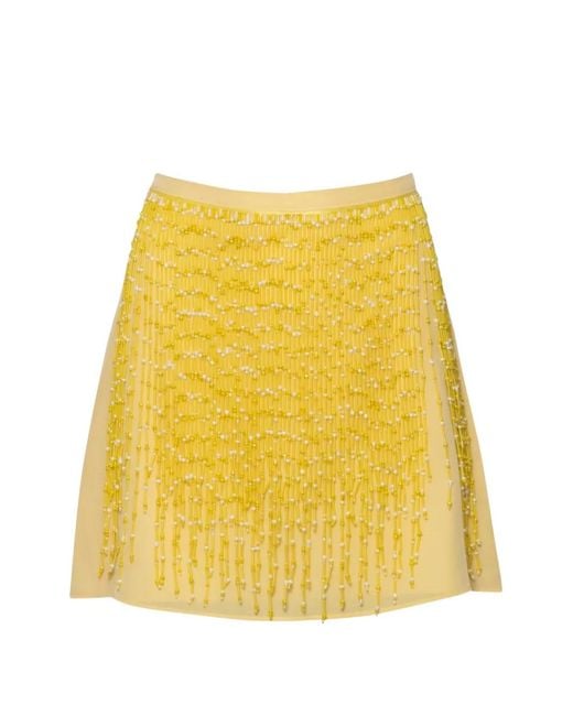 Baobab Yellow Jupe Carlota À Franges
